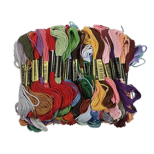 HOJIOESRD 100/50/24 farbiges exquisites Stickgarn, tragbar, glänzend, Kreuznadellinie, Baumwolllinien, Nähgarn Set für Zuhause, Typ 3 HOJIOESRD 100/50/24 farbiges exquisites Stickgarn, tragbar, glänzend, Kreuznadellinie, Baumwolllinien, Nähgarn Set für Zuhause, Typ 3 von HOJIOESRD