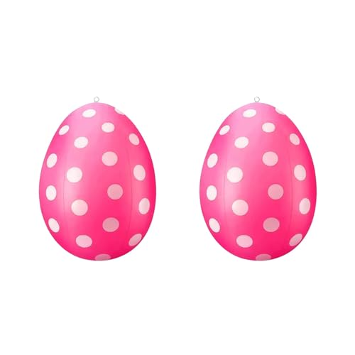 HOJIOESRD 2 Stück Ostern Aufblasbare Ostereier Frühlingsatmosphäre für jeden Raum Büros Innenhof Festliche Atmosphäre Dekoration, Rosa HOJIOESRD 2 Stück Ostern Aufblasbare Ostereier Frühlingsatmosphäre für jeden Raum Büros Innenhof Festliche Atmosphäre Dekoration, Rosa von HOJIOESRD