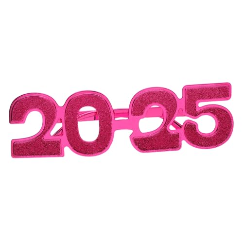 HOLIDYOYO 1 Paar Pulvergläser elektroplierend Foto-Requisiten 2025 Brille Silvesterbrille 2025 Neujahrsbrille Weihnachtsbrille Festivalbrille Foto-Requisiten für den Neujahrstag Stk Rosig HOLIDYOYO 1 Paar Pulvergläser elektroplierend Foto-Requisiten 2025 Brille Silvesterbrille 2025 Neujahrsbrille Weihnachtsbrille Festivalbrille Foto-Requisiten für den Neujahrstag Stk Rosig von HOLIDYOYO