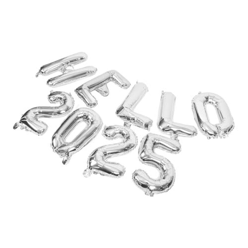 HOLIDYOYO Dekorative Luftballons Set 2025 Aluminiumfolie Luftballons Für Silvester Party Favors Party Supplies HOLIDYOYO Dekorative Luftballons Set 2025 Aluminiumfolie Luftballons Für Silvester Party Favors Party Supplies von HOLIDYOYO