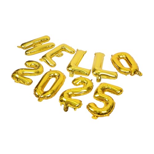 HOLIDYOYO 2025 Digitale Brief Ballons Set Gold Folie Party Dekorative Ballons Für Silvester HOLIDYOYO 2025 Digitale Brief Ballons Set Gold Folie Party Dekorative Ballons Für Silvester von HOLIDYOYO