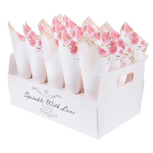 HOLIDYOYO 1 Satz Blütenkegel aus Bastelpapier geschenkverpackung süßigkeiten susigkeiten Konfetti-Halter für die Hochzeit Party Zapfen hohle Konfettihalter aus Blumenpapier Kraftpapier HOLIDYOYO 1 Satz Blütenkegel aus Bastelpapier geschenkverpackung süßigkeiten susigkeiten Konfetti-Halter für die Hochzeit Party Zapfen hohle Konfettihalter aus Blumenpapier Kraftpapier von HOLIDYOYO