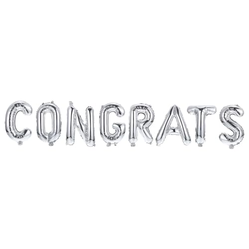 HOLIDYOYO 1 Satz Glückwunsch Ballon Zahlenballons Grad Partyballons Ö Partydekorationen abschlussfeier ballon set Abschlussballonverzierung dekoratives Ballondekor Aluminiumfolie Silver HOLIDYOYO 1 Satz Glückwunsch Ballon Zahlenballons Grad Partyballons Ö Partydekorationen abschlussfeier ballon set Abschlussballonverzierung dekoratives Ballondekor Aluminiumfolie Silver von HOLIDYOYO
