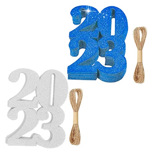 HOLIDYOYO 1 Satz Graduationsparty Dekoration Blumenvasen Etiketten Juteschnur für Schulabschlussfeiern Sichere Materialien Anzubringen von HOLIDYOYO