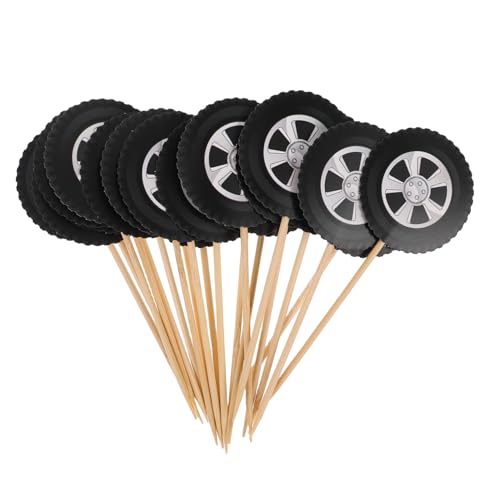 HOLIDYOYO 1 Satz Kuchenstangen Rennrad Cupcake Topper Rennrad Kuchentopper LKW Cupcake Topper Fahrzeug Cupcake Topper Reifen Cupcake Topper Räder Cupcake Picks Autoreifen 20 Stück HOLIDYOYO 1 Satz Kuchenstangen Rennrad Cupcake Topper Rennrad Kuchentopper LKW Cupcake Topper Fahrzeug Cupcake Topper Reifen Cupcake Topper Räder Cupcake Picks Autoreifen 20 Stück von HOLIDYOYO