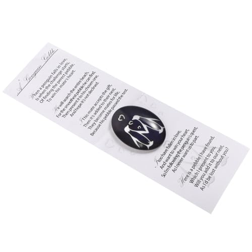 HOLIDYOYO 1 Satz Pinguin-Kiesel- Jungs Taschenpinguin-Umarmung Pinguine Pinguin Plüsch liebesgeschenke liebes Glas-Pinguin-Requisite Pinguin-Requisiten aus Glas Papier von HOLIDYOYO