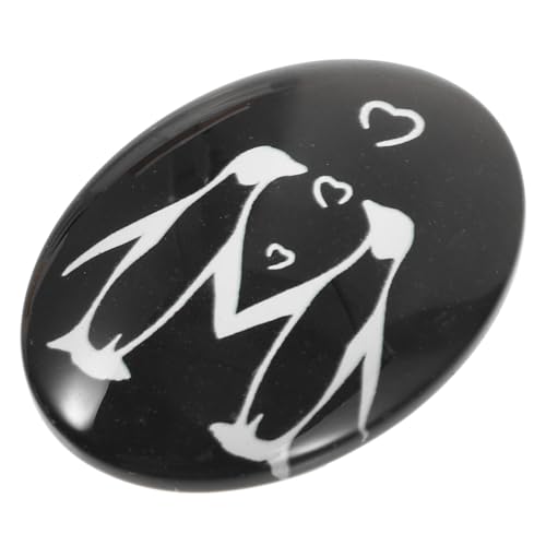 HOLIDYOYO 1 Satz Pinguin-Token beziehungs bürodeko wohnungseinrichtung büro dekoration freundschaftsgeschenk Schlüsselbund Umarmungen Glas-Pinguin-Handwerk Mini- Papier von HOLIDYOYO