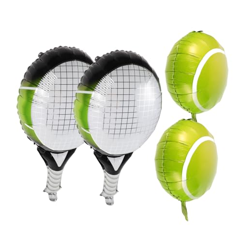 HOLIDYOYO 1 Satz Tennisballon Tennis-Party-Luftballons Tennis-Party-Dekorationen Sport-Geburtstagsballon Tennis-Partyzubehör LED Ballon zur Abschlussfeier 2024 Hochzeitsballon Aluminiumfolie HOLIDYOYO 1 Satz Tennisballon Tennis-Party-Luftballons Tennis-Party-Dekorationen Sport-Geburtstagsballon Tennis-Partyzubehör LED Ballon zur Abschlussfeier 2024 Hochzeitsballon Aluminiumfolie von HOLIDYOYO