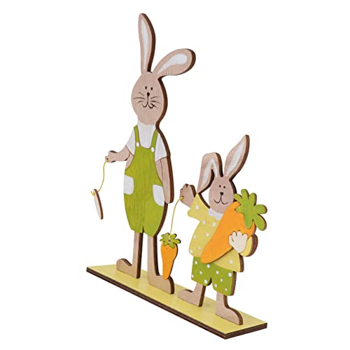 HOLIDYOYO 1 Stück Osterdekorationen selbst lustig Wohnkultur für Party Easter Bunny Easter Egg Decoration dekoracje wielkanocne bastelset Holzhandwerk Hasenmodell aus Holz HOLIDYOYO 1 Stück Osterdekorationen selbst lustig Wohnkultur für Party Easter Bunny Easter Egg Decoration dekoracje wielkanocne bastelset Holzhandwerk Hasenmodell aus Holz von HOLIDYOYO
