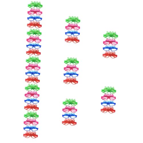 HOLIDYOYO 10 Sätze Led Blinkende Brille Leuchtbrille Leuchtgläser Blinkende Partybrille Rave-brille Neonpartei Neonschild Partygeschenk Geführte Partybrille Plastik 4 Paare * 10 HOLIDYOYO 10 Sätze Led Blinkende Brille Leuchtbrille Leuchtgläser Blinkende Partybrille Rave-brille Neonpartei Neonschild Partygeschenk Geführte Partybrille Plastik 4 Paare * 10 von HOLIDYOYO