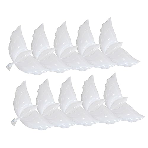 HOLIDYOYO 10 Stück Friedenstaube Ballon Taubenballon Ballon Im Tauben-design Requisiten Für Partyballons Geburtstagsfeier Dekoration Dekorative Requisiten Für Partys Aluminiumfolie Weiß von HOLIDYOYO