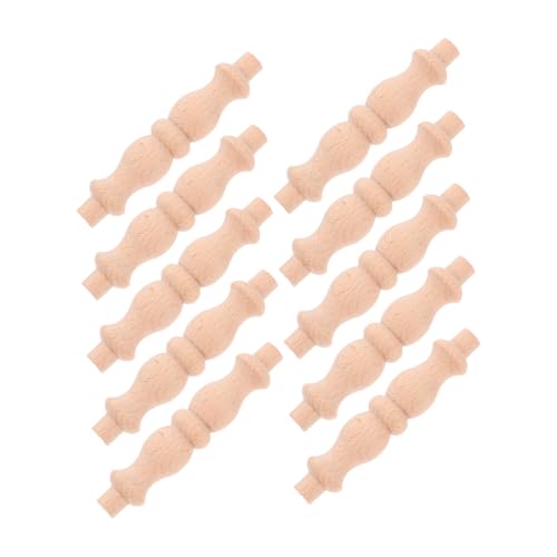 HOLIDYOYO 10 Stück Unlackierte Holzspindeln Unfertige Baluster Für Möbeldekoration Wein und Küchenschrank Railing DIY Handwerksprojekte HOLIDYOYO 10 Stück Unlackierte Holzspindeln Unfertige Baluster Für Möbeldekoration Wein und Küchenschrank Railing DIY Handwerksprojekte von HOLIDYOYO