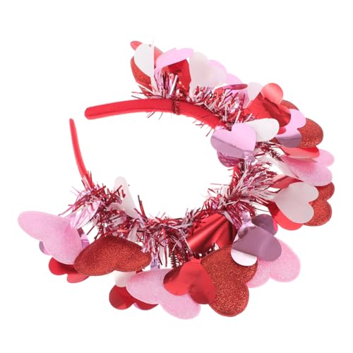 HOLIDYOYO Elegantes Herz-stirnband mit Glitzer 1 Stück Tages-stirnband für Frauen Herz-accessoires für Hochzeiten und Partys HOLIDYOYO Elegantes Herz-stirnband mit Glitzer 1 Stück Tages-stirnband für Frauen Herz-accessoires für Hochzeiten und Partys von HOLIDYOYO