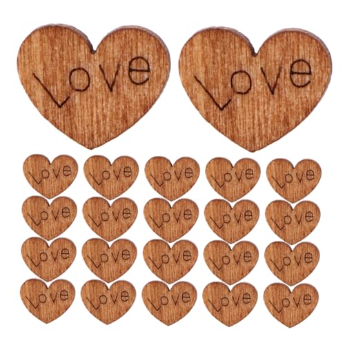 HOLIDYOYO 100 Stück Holzherz Konfetti Zum Nähen Kleine Ornamentform Rustikale Hochzeitsdekorationen Bulk Knopf Dekorative Holzherz Dekoration Hellbraun Bambus HOLIDYOYO 100 Stück Holzherz Konfetti Zum Nähen Kleine Ornamentform Rustikale Hochzeitsdekorationen Bulk Knopf Dekorative Holzherz Dekoration Hellbraun Bambus von HOLIDYOYO