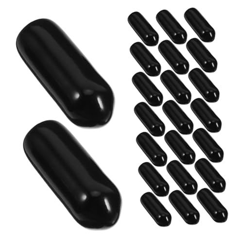 HOLIDYOYO 100 Stück PVC Schraubenkappen Schwarz Flexibel Gewindeschutz Endkappen für Schrauben Kabel Drahtabdeckungen Schutzkappen für Elektroinstallation Vielseitig Einsetzbar HOLIDYOYO 100 Stück PVC Schraubenkappen Schwarz Flexibel Gewindeschutz Endkappen für Schrauben Kabel Drahtabdeckungen Schutzkappen für Elektroinstallation Vielseitig Einsetzbar von HOLIDYOYO