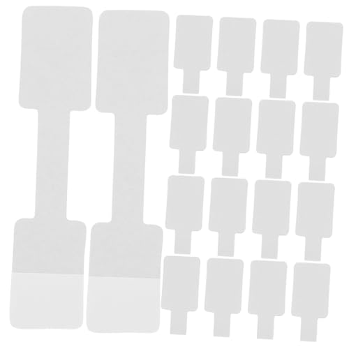 HOLIDYOYO 100 Stück Preisschildpapier Aufkleber Für Schmucketiketten Etiketten Anzeigen Klebeetikett Selbstklebende Schmucketikettenaufkleber Schmuckpreisetikett Diy-etiketten Ohr -tags Weiß von HOLIDYOYO