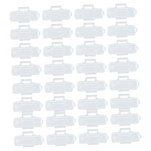 HOLIDYOYO 100 Stück Transparent Kabelmarkierer Box aus Kunststoff Wasserfest Korrosionsbeständig Installieren Kabelbeschriftung Halter für und Stromkabel Langlebig und Robust HOLIDYOYO 100 Stück Transparent Kabelmarkierer Box aus Kunststoff Wasserfest Korrosionsbeständig Installieren Kabelbeschriftung Halter für und Stromkabel Langlebig und Robust von HOLIDYOYO