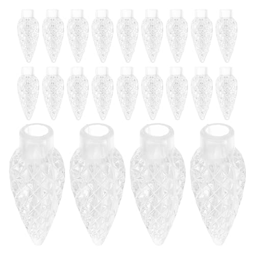 HOLIDYOYO 100 Stück Transparente Lampenschirm ersatzabdeckungen für LED lichterketten Dekorative Lampenschutzhüllen Wetterfeste Glühbirnenabdeckungen für Innen Außenbereiche Einfache HOLIDYOYO 100 Stück Transparente Lampenschirm ersatzabdeckungen für LED lichterketten Dekorative Lampenschutzhüllen Wetterfeste Glühbirnenabdeckungen für Innen Außenbereiche Einfache von HOLIDYOYO