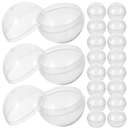 HOLIDYOYO 100stücke Durchsichtige Kunststoffkugeln Befüllbare Runde Kapseln Für Dekoration Partybedarf Geschenke Und Aufbewahrung Langlebig Und Vielseitig Einsetzbar HOLIDYOYO 100stücke Durchsichtige Kunststoffkugeln Befüllbare Runde Kapseln Für Dekoration Partybedarf Geschenke Und Aufbewahrung Langlebig Und Vielseitig Einsetzbar von HOLIDYOYO