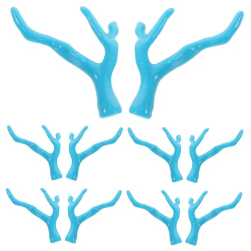 HOLIDYOYO 10pcs Acrylimitation Korallen Drachen Horn Material Haarnadel DIY Material von HOLIDYOYO