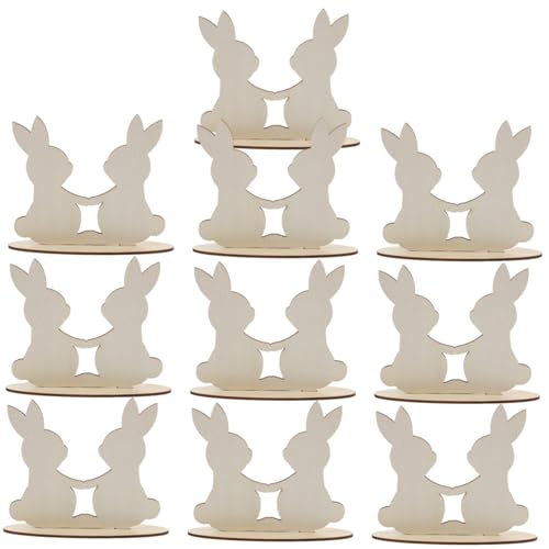 HOLIDYOYO 10stücke Unvollendete Holz-osterhasen DIY Dekorationen Bastelset Aus Naturholz Für Kreative Kinderprojekte Für Ostern Und Bastelideen HOLIDYOYO 10stücke Unvollendete Holz-osterhasen DIY Dekorationen Bastelset Aus Naturholz Für Kreative Kinderprojekte Für Ostern Und Bastelideen von HOLIDYOYO