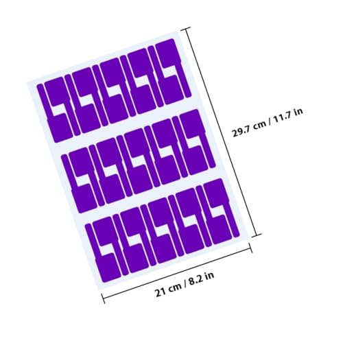 HOLIDYOYO 12 Blatt Teiliges Bunte Kabelbeschriftungen Selbstklebend Wasserfest Reißfest Flexibel für Computer USB und Stromkabel Kabelmanagement Elektronik Kabel Organizer Zubehör HOLIDYOYO 12 Blatt Teiliges Bunte Kabelbeschriftungen Selbstklebend Wasserfest Reißfest Flexibel für Computer USB und Stromkabel Kabelmanagement Elektronik Kabel Organizer Zubehör von HOLIDYOYO