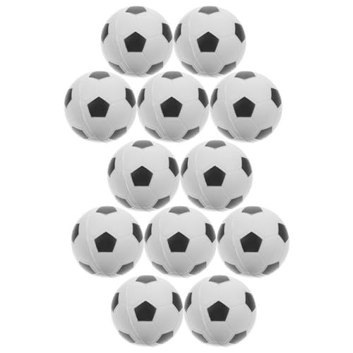 HOLIDYOYO 12 Mini-Sportbälle Winzige Fußball-Stressbälle Schaumstoff Sport-Stressbälle Große Geschenktüten Für Jungen Und Mädchen Kleine Fußball-Partygeschenke von HOLIDYOYO
