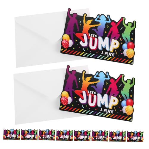 HOLIDYOYO 12 Sätze Party-einladungskarte Einladungen Zur Voltigierparty Geburtstagskarten Für Männer Jump-party Lädt Ein Ankündigungskarten Für Feiern Karten Einladen Papier Schwarz HOLIDYOYO 12 Sätze Party-einladungskarte Einladungen Zur Voltigierparty Geburtstagskarten Für Männer Jump-party Lädt Ein Ankündigungskarten Für Feiern Karten Einladen Papier Schwarz von HOLIDYOYO