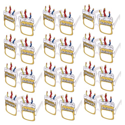 HOLIDYOYO 12 Stück Biergläser Lustige Brille Partyzubehör Brillengestell Party Bevorzugt Brille Papier HOLIDYOYO 12 Stück Biergläser Lustige Brille Partyzubehör Brillengestell Party Bevorzugt Brille Papier von HOLIDYOYO