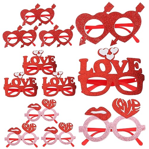 HOLIDYOYO 12 Stück Gläser für die Dekoration faschingsbrille karnevalsbrille witzige brillen Fotobrille Oval geformt Urlaub Party Gefälligkeiten dekorative Brillengestelle Plastik HOLIDYOYO 12 Stück Gläser für die Dekoration faschingsbrille karnevalsbrille witzige brillen Fotobrille Oval geformt Urlaub Party Gefälligkeiten dekorative Brillengestelle Plastik von HOLIDYOYO