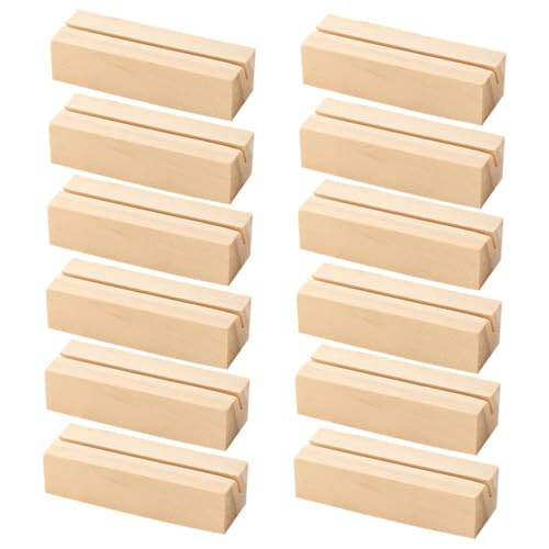 HOLIDYOYO 12 Stück Teiliges Rechteckige Holz Kartenhalter Tisch Organizer für Fotos Memo Notizen Platzkarten Vielseitig Einsetzbar für Hochzeit Büro Party Dekoration HOLIDYOYO 12 Stück Teiliges Rechteckige Holz Kartenhalter Tisch Organizer für Fotos Memo Notizen Platzkarten Vielseitig Einsetzbar für Hochzeit Büro Party Dekoration von HOLIDYOYO