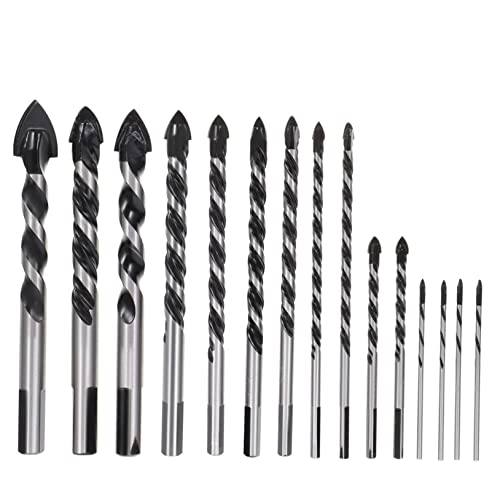 HOLIDYOYO 15Stücke Teiliges Bohrer für Fliesen und Carbide Bohrer für Marmor Wand Langlebig und Installieren für Professionelle Anwendungen HOLIDYOYO 15Stücke Teiliges Bohrer für Fliesen und Carbide Bohrer für Marmor Wand Langlebig und Installieren für Professionelle Anwendungen von HOLIDYOYO