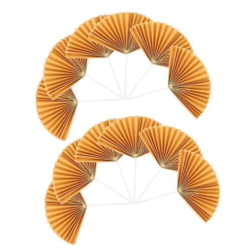HOLIDYOYO 16 Stück Papierfächer Cake Topper für Geburtstagsfeiern Muffin Deko Kreative Tortendeko für Partys Cupcake Toppers für Festliche Anlässe HOLIDYOYO 16 Stück Papierfächer Cake Topper für Geburtstagsfeiern Muffin Deko Kreative Tortendeko für Partys Cupcake Toppers für Festliche Anlässe von HOLIDYOYO