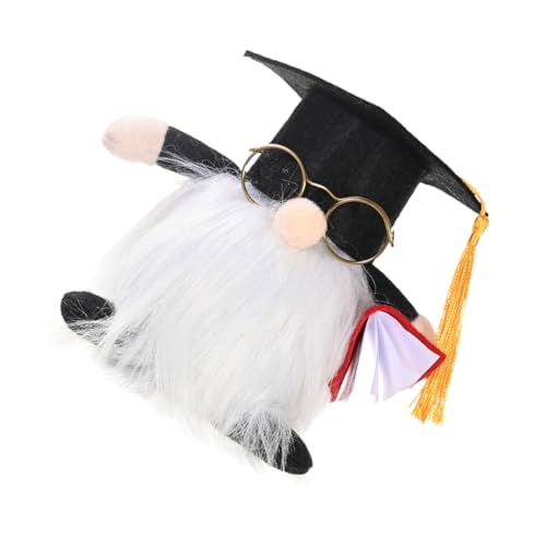 HOLIDYOYO 1stück GNOME Puppe Mit Brille Und Licht Abschluss-Dekoration Für Schule Und Feierlichkeiten Niedliches Deko-Element Für Home Und Büro Gesichtslose -Figur Mit Buch Für HOLIDYOYO 1stück GNOME Puppe Mit Brille Und Licht Abschluss-Dekoration Für Schule Und Feierlichkeiten Niedliches Deko-Element Für Home Und Büro Gesichtslose -Figur Mit Buch Für von HOLIDYOYO