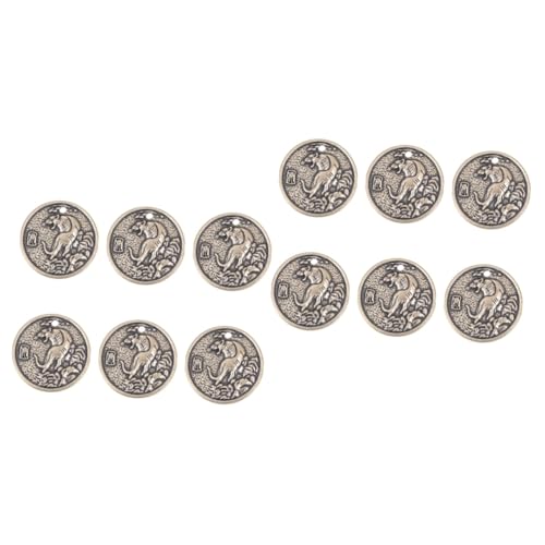 HOLIDYOYO 2 Sets Handgefertigte Messing-Tiger-Dekoration Ornament Hängende Dekoration Einzigartige Geschenkidee 6 Stück X 2 HOLIDYOYO 2 Sets Handgefertigte Messing-Tiger-Dekoration Ornament Hängende Dekoration Einzigartige Geschenkidee 6 Stück X 2 von HOLIDYOYO