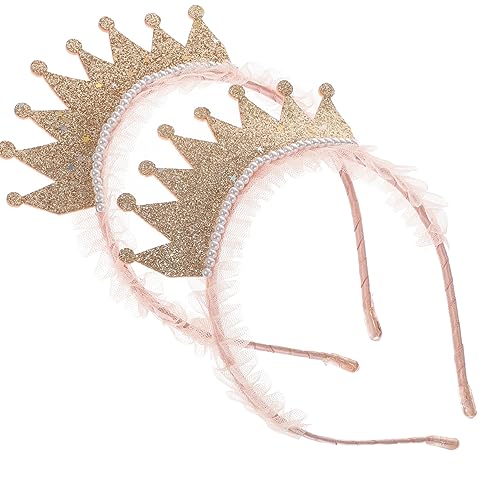 HOLIDYOYO 2stücke Kinderkrone Mit Perlen Für Mädchen Geburtstags-haaraccessoires Und Stirnbänder Für Kleine Prinzessinnen Für Feiern Und Besondere Anlässe HOLIDYOYO 2stücke Kinderkrone Mit Perlen Für Mädchen Geburtstags-haaraccessoires Und Stirnbänder Für Kleine Prinzessinnen Für Feiern Und Besondere Anlässe von HOLIDYOYO