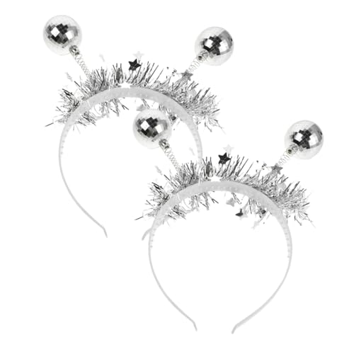 HOLIDYOYO 2 Stück Glitzernder Disco Kugel Haarreif Funkelndes Party Accessoire für Damen für Festival Outfits Halloween Geburtstage Retro Cosplay und Festliche Events HOLIDYOYO 2 Stück Glitzernder Disco Kugel Haarreif Funkelndes Party Accessoire für Damen für Festival Outfits Halloween Geburtstage Retro Cosplay und Festliche Events von HOLIDYOYO