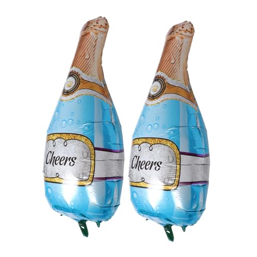 HOLIDYOYO 2 Stück Große Weinflaschen Folienballons aus Aluminiumfolie Dekorative Party Luftballons für Geburtstag Hochzeit Junggesellenabschied Wiederverwendbare Raumdekoration HOLIDYOYO 2 Stück Große Weinflaschen Folienballons aus Aluminiumfolie Dekorative Party Luftballons für Geburtstag Hochzeit Junggesellenabschied Wiederverwendbare Raumdekoration von HOLIDYOYO
