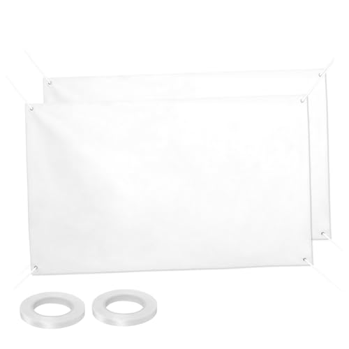 HOLIDYOYO 2 Stück Handgezogenes Banner Hängend Stoff Wimpelkette Im Freien Diy Leeres Banner Hochzeit Große Banner Vinyl-banner-rohling Dekoration Leere Bannerzeichen Anzeige Weiß Polyester HOLIDYOYO 2 Stück Handgezogenes Banner Hängend Stoff Wimpelkette Im Freien Diy Leeres Banner Hochzeit Große Banner Vinyl-banner-rohling Dekoration Leere Bannerzeichen Anzeige Weiß Polyester von HOLIDYOYO