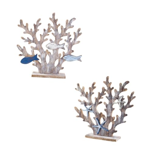 HOLIDYOYO 2 Stück Korallenbaum Dekoration Teiliges Mediterrane Tischaccessoires für Zuhause Vintage Holzornamente für Wohnzimmer Büro und Festlichkeiten HOLIDYOYO 2 Stück Korallenbaum Dekoration Teiliges Mediterrane Tischaccessoires für Zuhause Vintage Holzornamente für Wohnzimmer Büro und Festlichkeiten von HOLIDYOYO