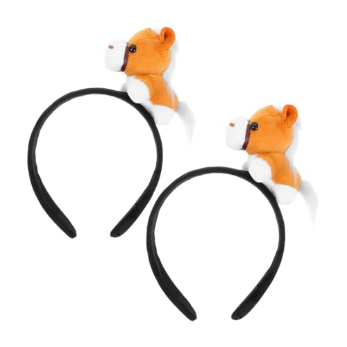 HOLIDYOYO 2 Stück Pferde Haarreif Kopfschmuck Weiches Stoff Haarband Lustiges Tier Motiv Für Geburtstag Halloween Freizeitpark Fotoshooting HOLIDYOYO 2 Stück Pferde Haarreif Kopfschmuck Weiches Stoff Haarband Lustiges Tier Motiv Für Geburtstag Halloween Freizeitpark Fotoshooting von HOLIDYOYO