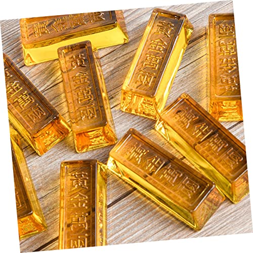 HOLIDYOYO 2 Stück Simulation Gold Brick Realistische Deko mit Glänzender Oberfläche Detailgetreu und Vielseitig für Wohn und Bürodekoration Spielrequisite und Geschenkidee HOLIDYOYO 2 Stück Simulation Gold Brick Realistische Deko mit Glänzender Oberfläche Detailgetreu und Vielseitig für Wohn und Bürodekoration Spielrequisite und Geschenkidee von HOLIDYOYO