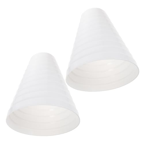 HOLIDYOYO 2 Stück Teiliges PVC Abluftrohr adapterset In line Reduzierer Vergrößerer für Flexible und Starre Lüftungsschläuche Langlebig Einfach Zuschneidbar Sichere Verbindung für Trockner von HOLIDYOYO