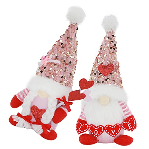 HOLIDYOYO 2 Stück valentinsgruß partybevorzugung Freund Gnom Dekorationen Plüsch Figur büro Dekoration Office Decoration Valentine Valentinstag Zwergpuppe PP Baumwolle HOLIDYOYO 2 Stück valentinsgruß partybevorzugung Freund Gnom Dekorationen Plüsch Figur büro Dekoration Office Decoration Valentine Valentinstag Zwergpuppe PP Baumwolle von HOLIDYOYO