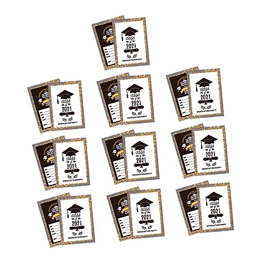 HOLIDYOYO 20 Stück Grußkarte celebrations feierstahl danksagungskarten Feierlichkeiten Gratulationskarten Einladungskarte zur Abschlussfeier Abschlusskarten Partykarten Papier Black HOLIDYOYO 20 Stück Grußkarte celebrations feierstahl danksagungskarten Feierlichkeiten Gratulationskarten Einladungskarte zur Abschlussfeier Abschlusskarten Partykarten Papier Black von HOLIDYOYO