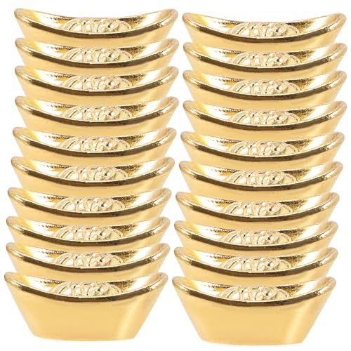 HOLIDYOYO 20 Stück Modellierdekor Dekorative Barrenornamente Tischdekor Ornamente Mini Tisch Bürodekor Glücksgeld Desktop Ornament Barren Basteln Schmuck HOLIDYOYO 20 Stück Modellierdekor Dekorative Barrenornamente Tischdekor Ornamente Mini Tisch Bürodekor Glücksgeld Desktop Ornament Barren Basteln Schmuck von HOLIDYOYO