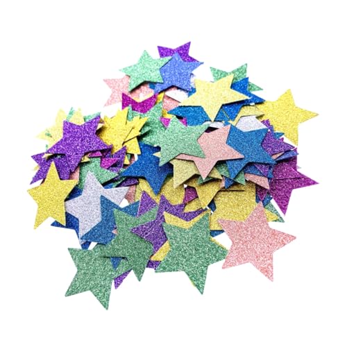 HOLIDYOYO 200 Stück Bunte Sternförmige Glitzer Konfetti Papierstreu Dekoration DIY Zubehör für Partybedarf Wiederverwendbar Verarbeitung Farbiges Bastelmaterial für Festliche Anlässe HOLIDYOYO 200 Stück Bunte Sternförmige Glitzer Konfetti Papierstreu Dekoration DIY Zubehör für Partybedarf Wiederverwendbar Verarbeitung Farbiges Bastelmaterial für Festliche Anlässe von HOLIDYOYO