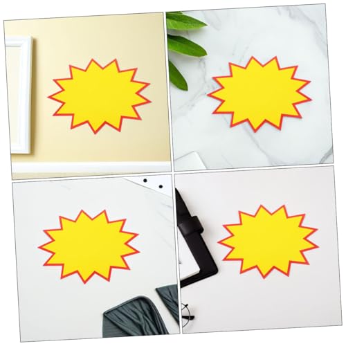 HOLIDYOYO 200 Stück Großes Sternförmiges Verkaufsschild Für Supermärkte Preisetiketten Blanko Marketing Supplies Leicht Lesbare Preisschilder Für Einzelhandel Und Verkaufsförderung HOLIDYOYO 200 Stück Großes Sternförmiges Verkaufsschild Für Supermärkte Preisetiketten Blanko Marketing Supplies Leicht Lesbare Preisschilder Für Einzelhandel Und Verkaufsförderung von HOLIDYOYO