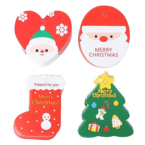 HOLIDYOYO 200Stücke Weihnachtsmarken Karten Aus Kraftpapier Geschenkanhänger Mit Weihnachtsmotiven Hängende Karten Für Dekoration Und Weihnachtsfeiern HOLIDYOYO 200Stücke Weihnachtsmarken Karten Aus Kraftpapier Geschenkanhänger Mit Weihnachtsmotiven Hängende Karten Für Dekoration Und Weihnachtsfeiern von HOLIDYOYO