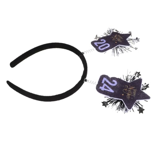 HOLIDYOYO 2024 neues jahr stirnband haarband hair-band hairbands Neujahrs-Haarreif hair band Jahr Dekorationen Stirnbänder Neujahrsparty-Stirnband Haarreifen für die Neujahrsparty Plastik HOLIDYOYO 2024 neues jahr stirnband haarband hair-band hairbands Neujahrs-Haarreif hair band Jahr Dekorationen Stirnbänder Neujahrsparty-Stirnband Haarreifen für die Neujahrsparty Plastik von HOLIDYOYO